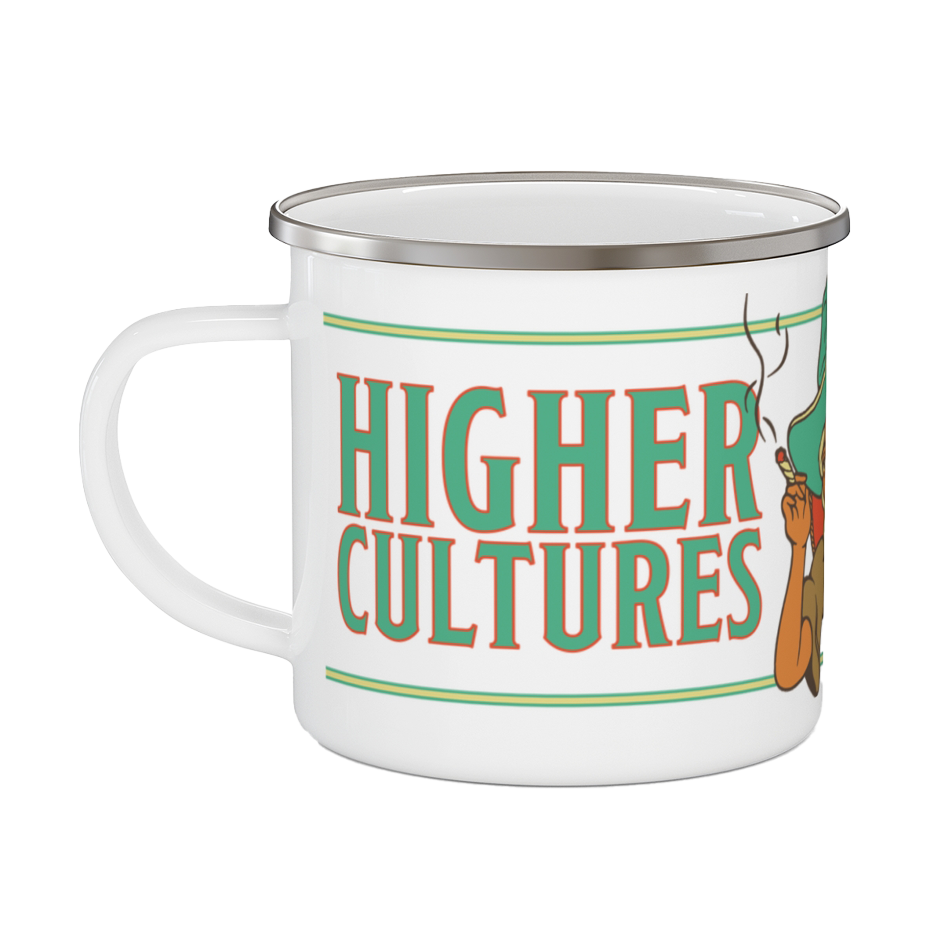 Enamel Cowgirl Camping Mug