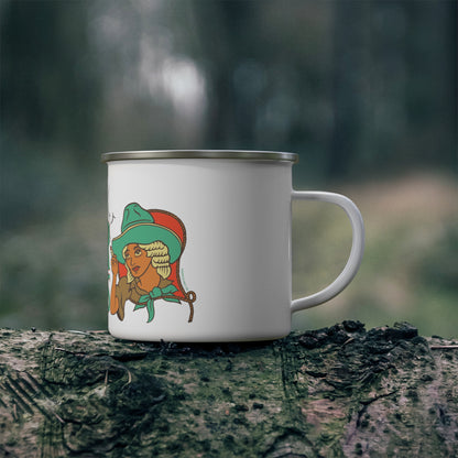 Enamel Camping Mug - Las Cruces - Cowgirl