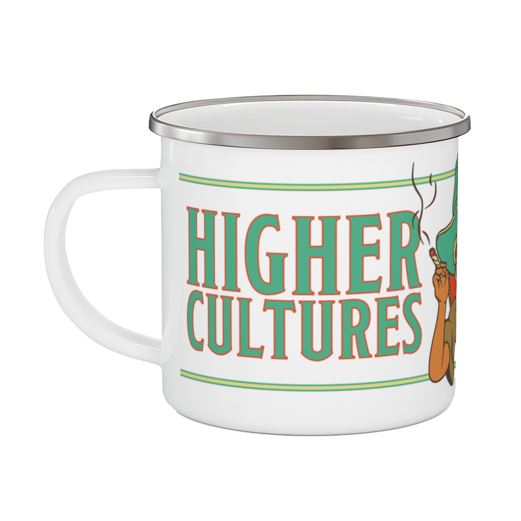 Enamel Cowgirl Camping Mug