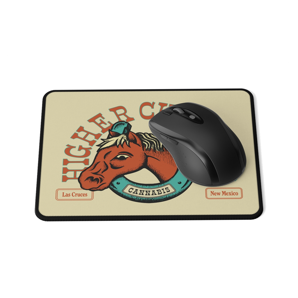 Horseshoe Dab Mat  (Mousepad) - Cream